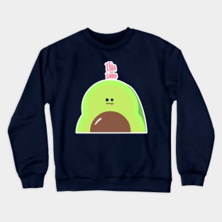 Stupid Avocado, Lilla The Lamb Crewneck Sweatshirt